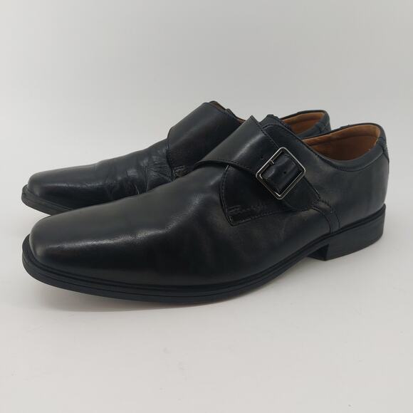 Men's Black Leather Oxfords - Picture 10 of 10